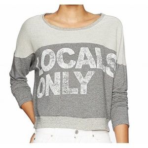 Sundry “Locals Only” dolman sweatshirt